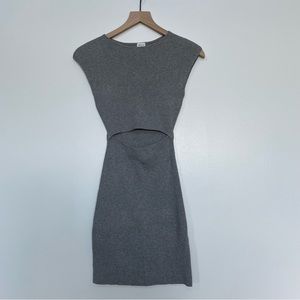 Aritzia Wilfred Free Cut-Out Knit Dress